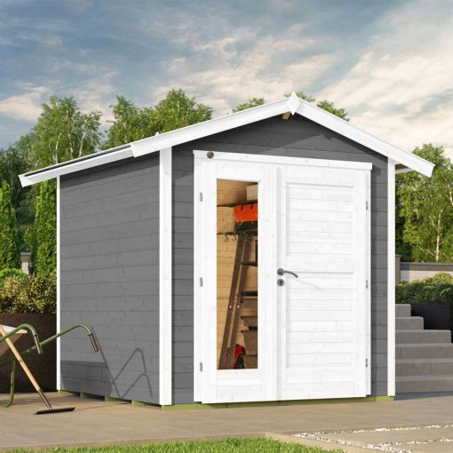 weka Gerätehaus 224 A grau 2