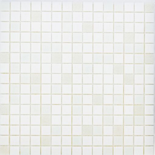 Glasmosaik White Mix 32,6x32,6 cm 2