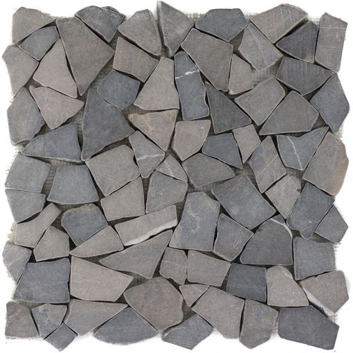Natursteinmosaik Polymosaik Poly Graphite 30,5x30,5 2