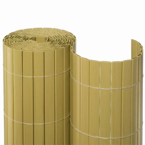 Sichtschutzmatte PVC bambus Sichtschutzzaun 2