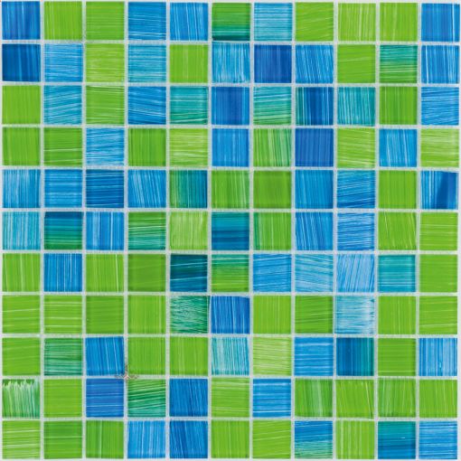 Glasmosaik Stichgrün 30x30 cm Mosaikfliesen 2