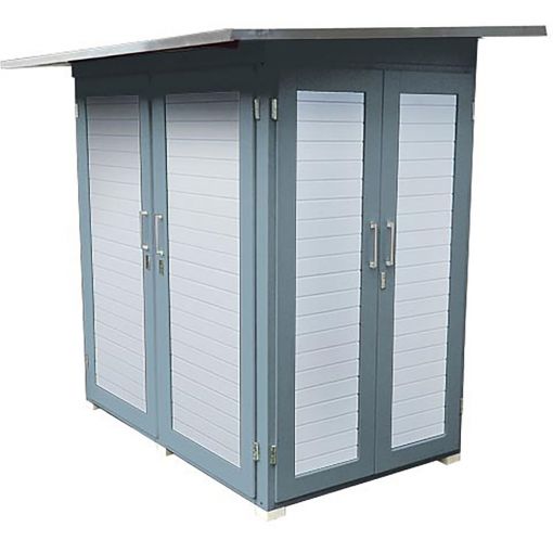 weka Gartenschrank Garten[Q] Kompakt Grau 2