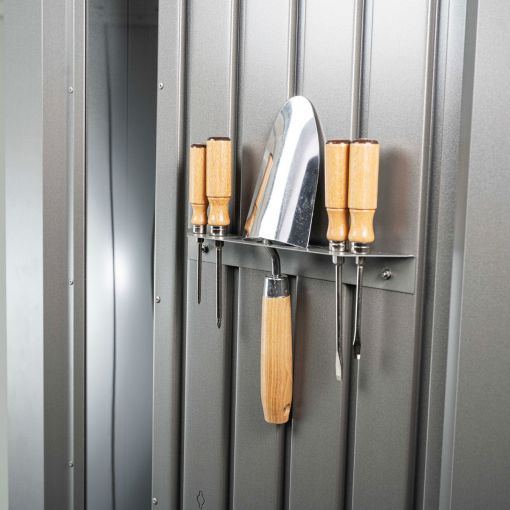 Biohort Werkzeughalter Gerätehaus Neo quarzgrau-metallic 2