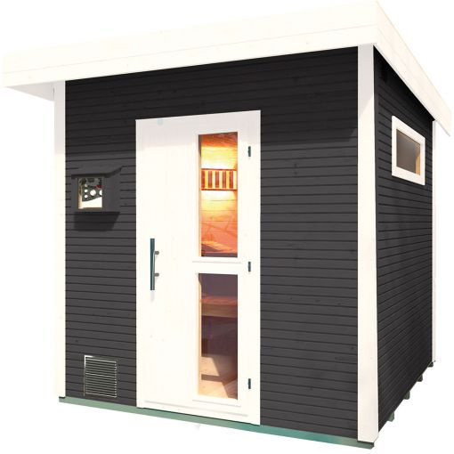 weka Design-Saunahaus Kuopio mit Fenster 2