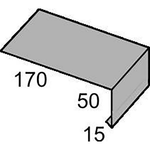Luxmetall Traufkappe Nr. 20 A 2