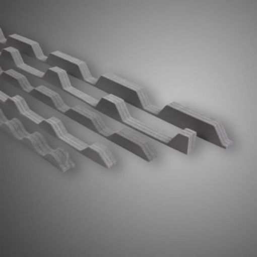 Luxmetall Profilfüller D-35/207 Oberseite 2