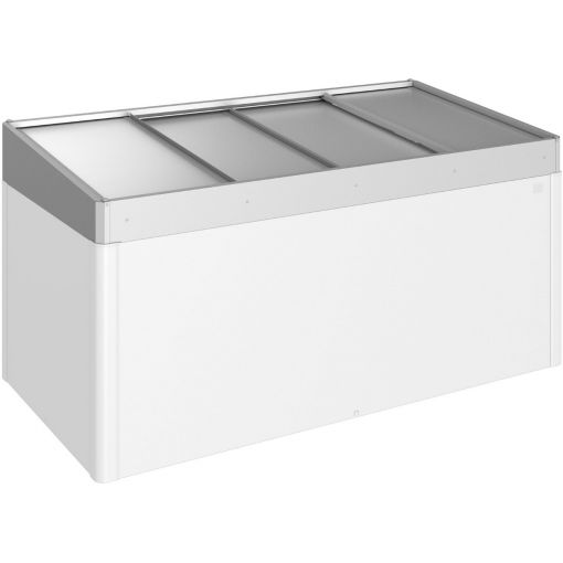 Biohort Frühbeetaufsatz HochBeet 2x1 silber-metallic 2