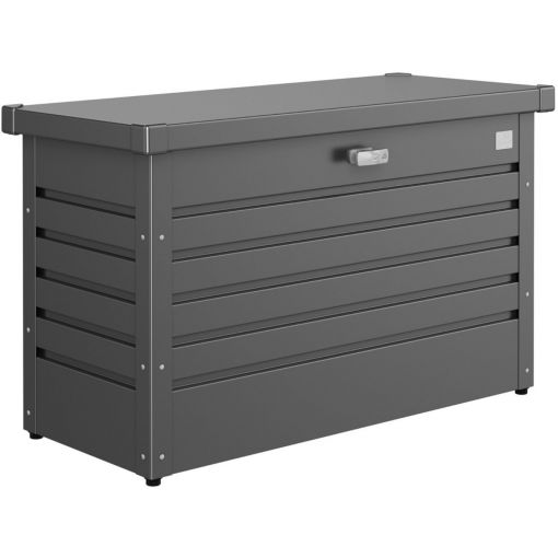 Biohort FreizeitBox dunkelgrau-metallic Gartentruhe 2