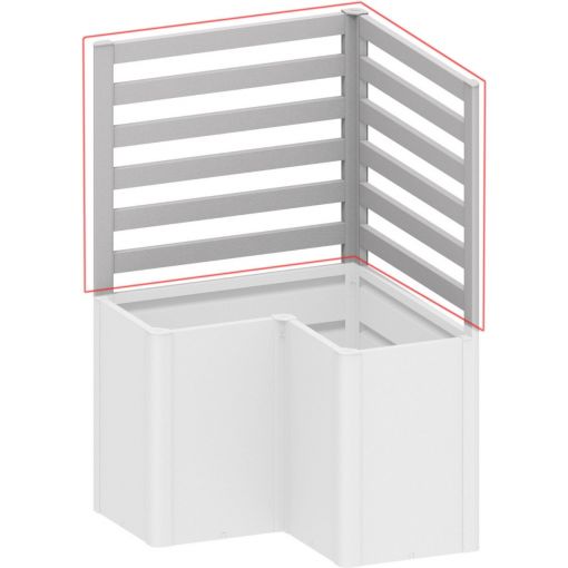 Biohort Rankgitter L-Form für Hochbeet 2