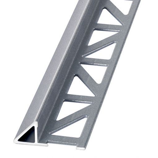 BLANKE Fliesenschiene Dreiecksprofil Aluminium Edelstahlmetallic 2