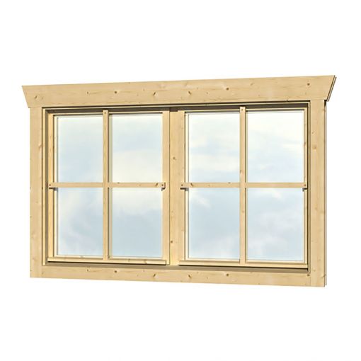 Skan Holz Doppelfenster 2x57,5x70,5cm für 2