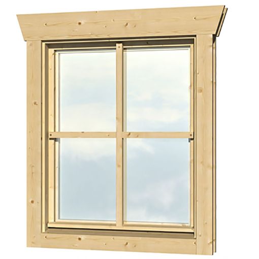 Skan Holz Einzelfenster 57,5x70,5cm für 2
