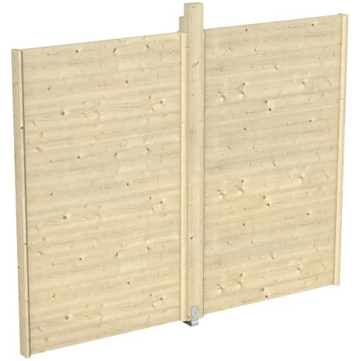 Skan Holz Wandelement geschlossen für 2