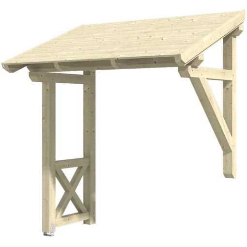 Skan Holz Vordach Paderborn Dach 2