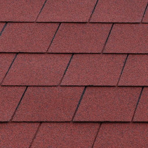 Skan Holz Bitumenschindeln Rechteck rot 2