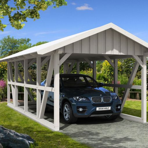 Skan Holz Einzelcarport Schwarzwald mit 2