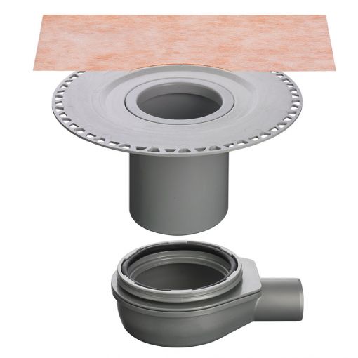Schlüter-KERDI DRAIN Bodenablauf mit waagerechtem 2