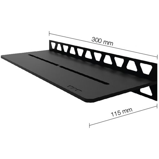Schlüter-SHELF-W-S1 MGS PURE strukturbeschichtet graphitschwarz 2