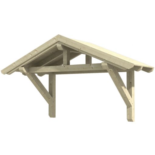 Skan Holz Vordach Stralsund Dach 2