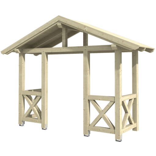 Skan Holz Vordach Stralsund Dach 2