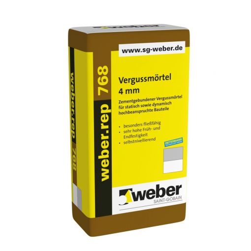 weber Kellerabdichtung weber.rep 768 Vergussmörtel 2