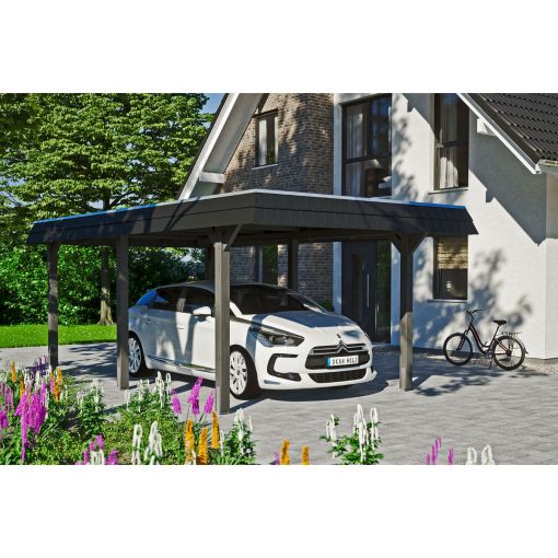 Skan Holz Einzelcarport Wendland Schiefergrau 2