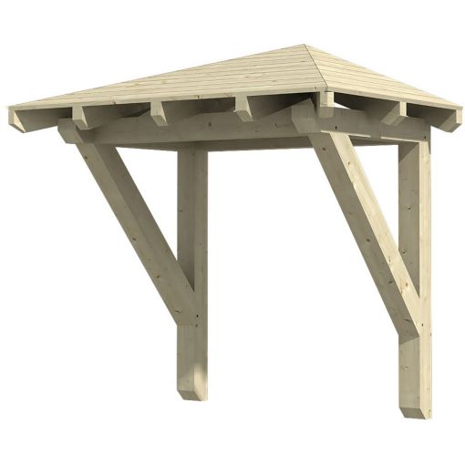 Skan Holz Vordach Wesel Dach 2