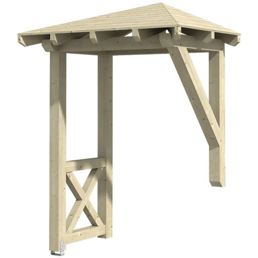 Skan Holz Vordach Wesel Dach 2