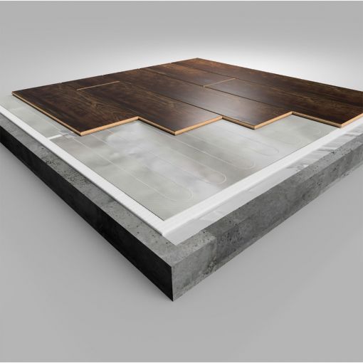 Warmup WLFH AluHeizsystem Fußbodenheizung für Laminat, Vinyl & Holzböden