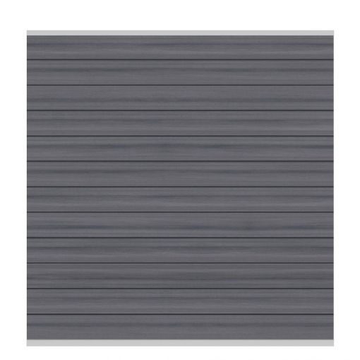TraumGarten WPC-Sichtschutzzaun Rundum-Sorglos-Paket PLATINUM Grau 2