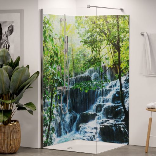 Winwall Duschrückwand Aluverbund Wasserfall Mexiko 2