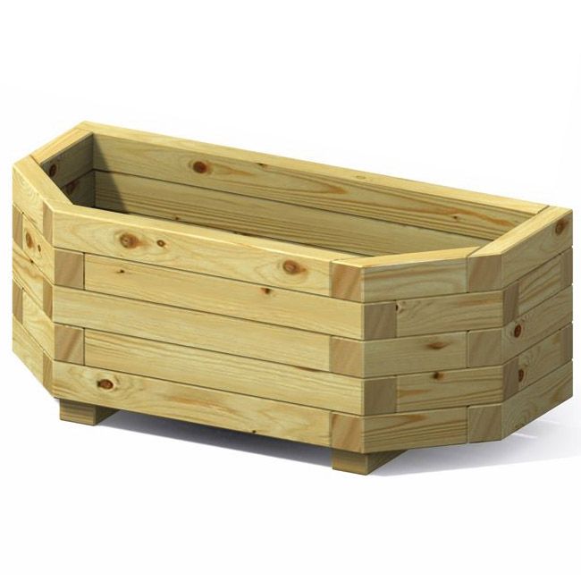 TraumGarten Wand-Pflanzkübel Nadelholz