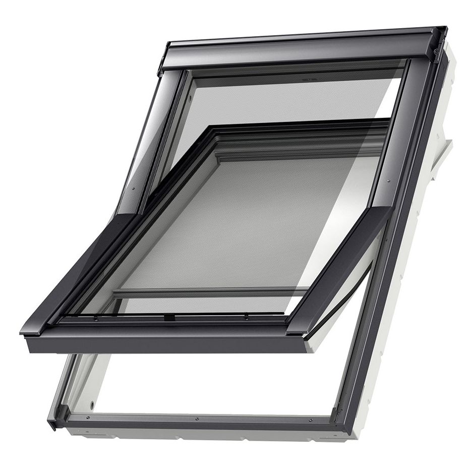VELUX Hitzeschutzmarkise aussen Uni Schwarz 2