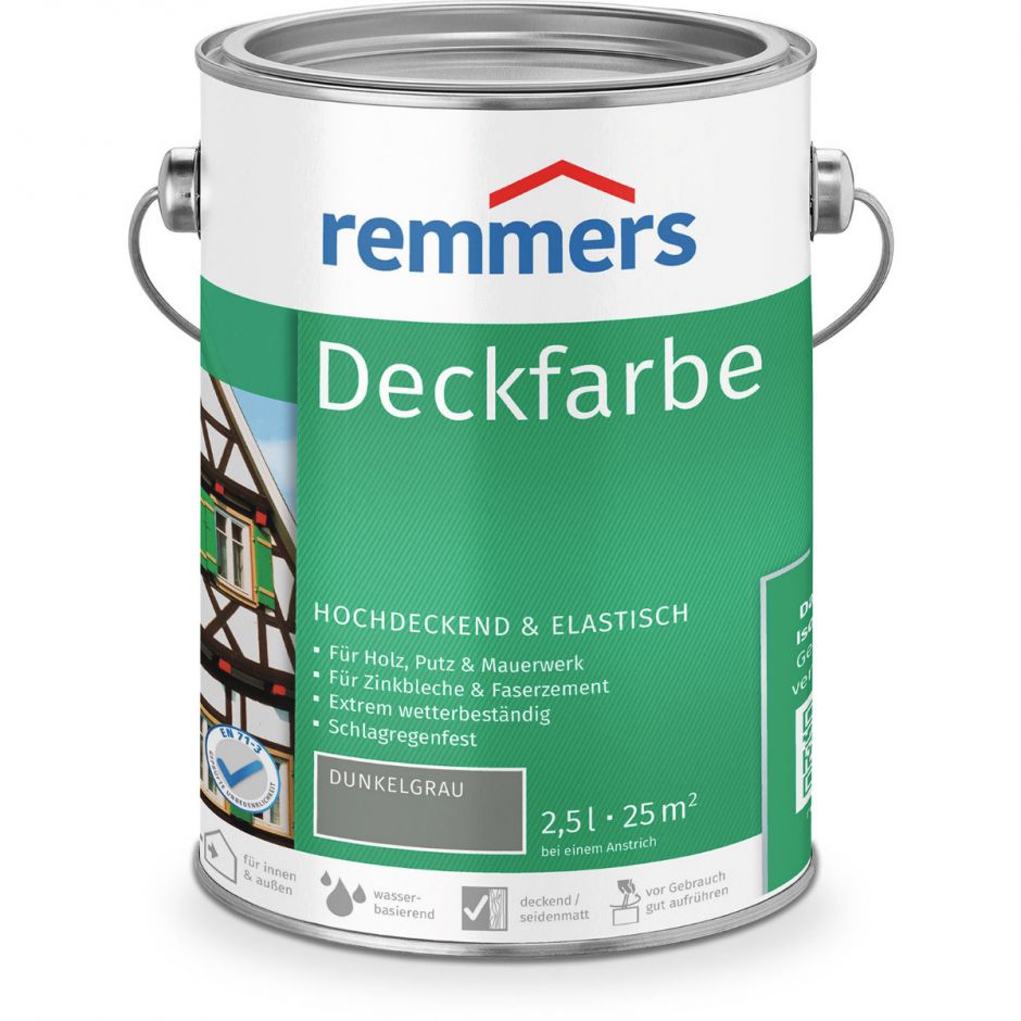 Remmers Deckfarbe dunkelgrau 2