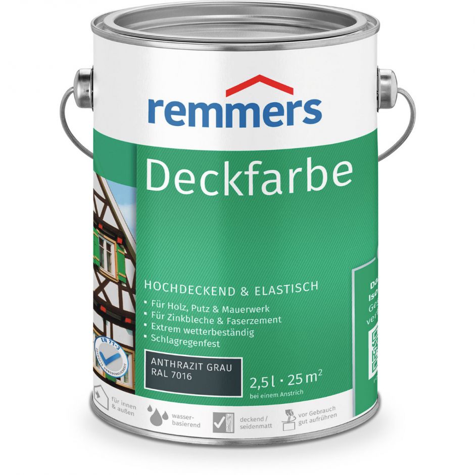 Remmers Deckfarbe anthrazitgrau RAL 7016 2