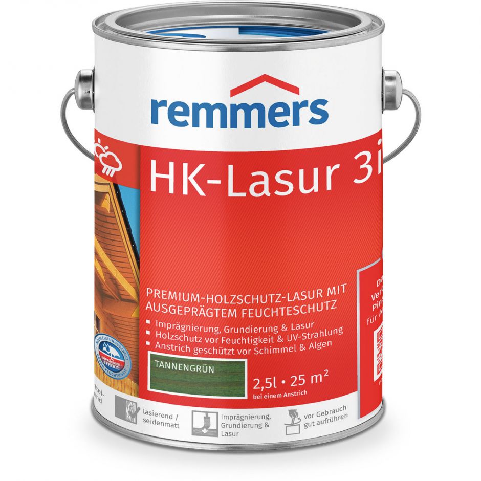 Remmers HK-Lasur 3in1 tannengrün RC-960 3