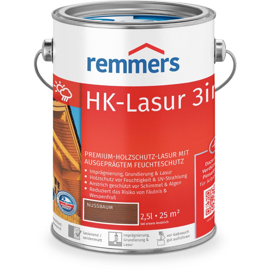 Remmers HK-Lasur 3in1 nussbaum RC-660 3