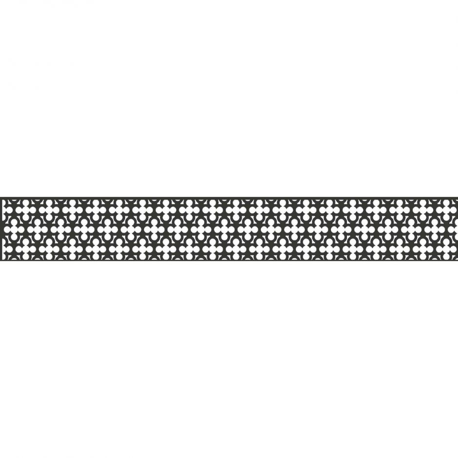 GroJa Steckzaun Designeinsatz Oriental Aluminium 2