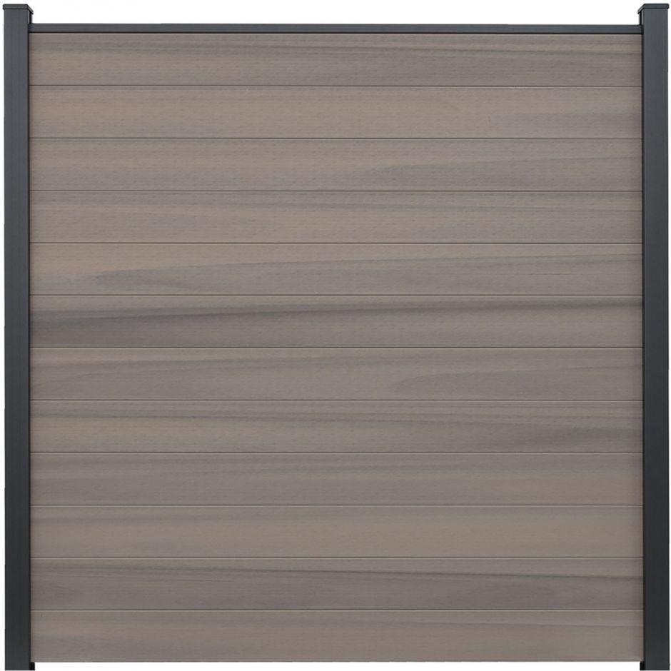 GroJa Solid Steckzaun Sichtschutzzaun Bi-Color 2