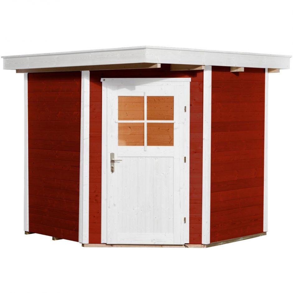 weka Gerätehaus 229 schwedenrot Geräteschuppen 2