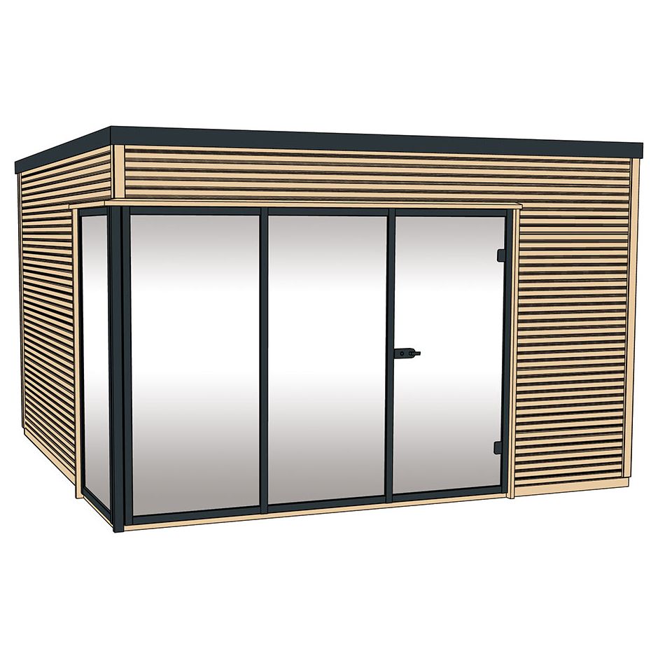 weka Designhaus Cubilis Gartenhaus Gartenhütte 2