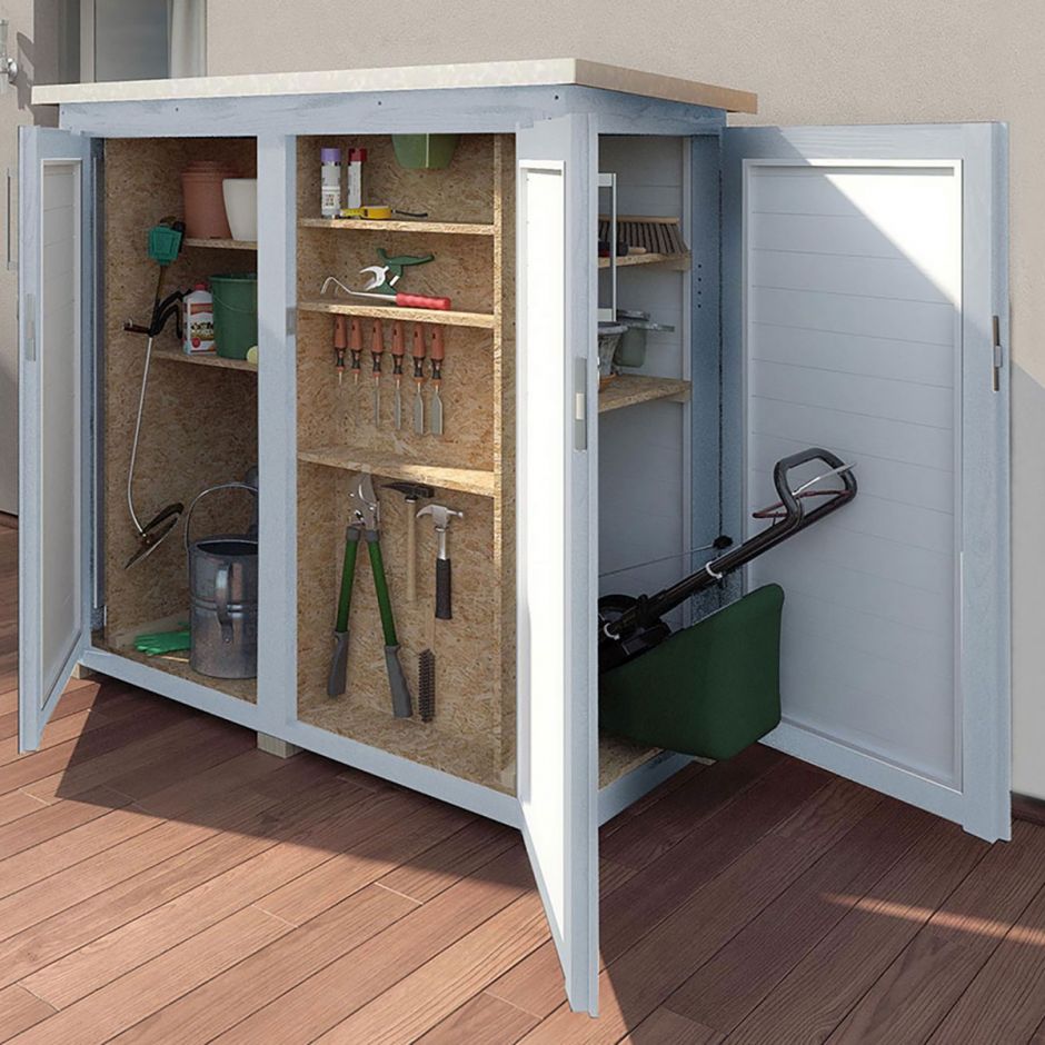 weka Gartenschrank Garten[Q] TERAS Grau 3