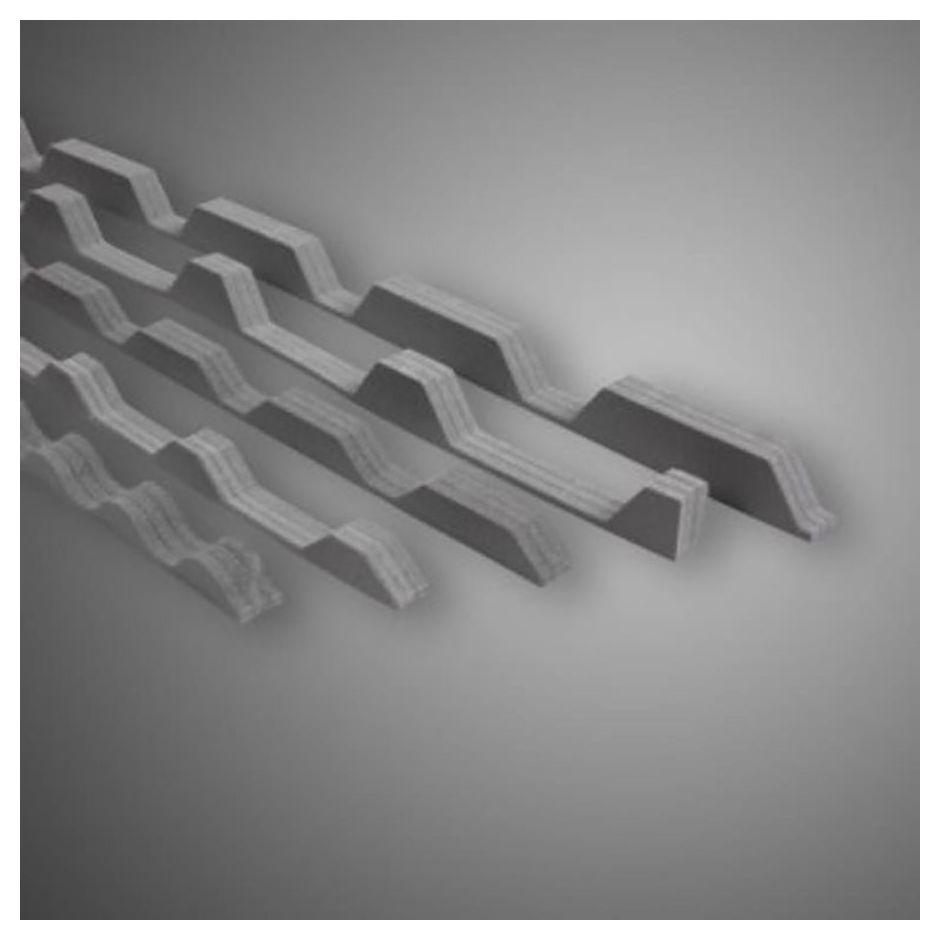 Luxmetall Profilfüller D-TILE Oberseite 2