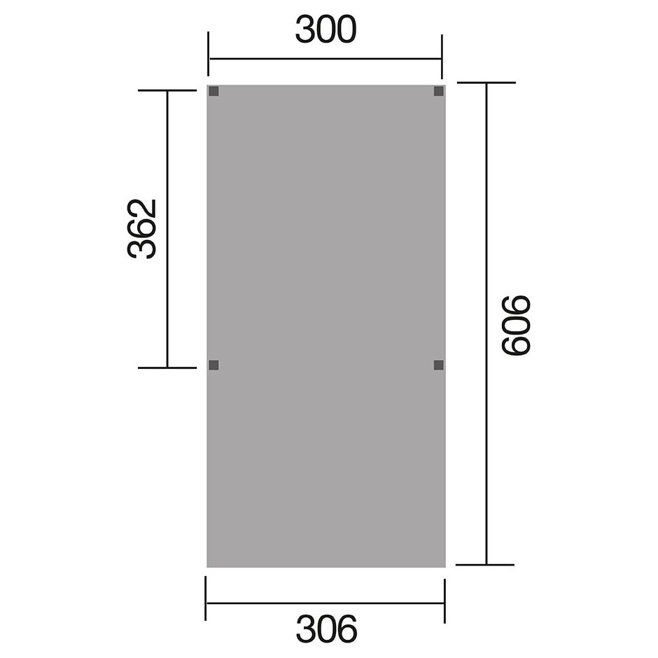 weka Einzelcaport Y-Carport 612 Unterstand 4
