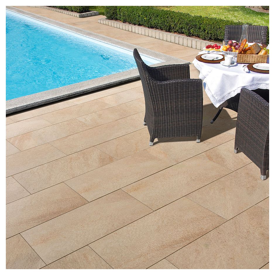 KANN Terrassenplatte Arctia BETONPLUS beige-meliert 3