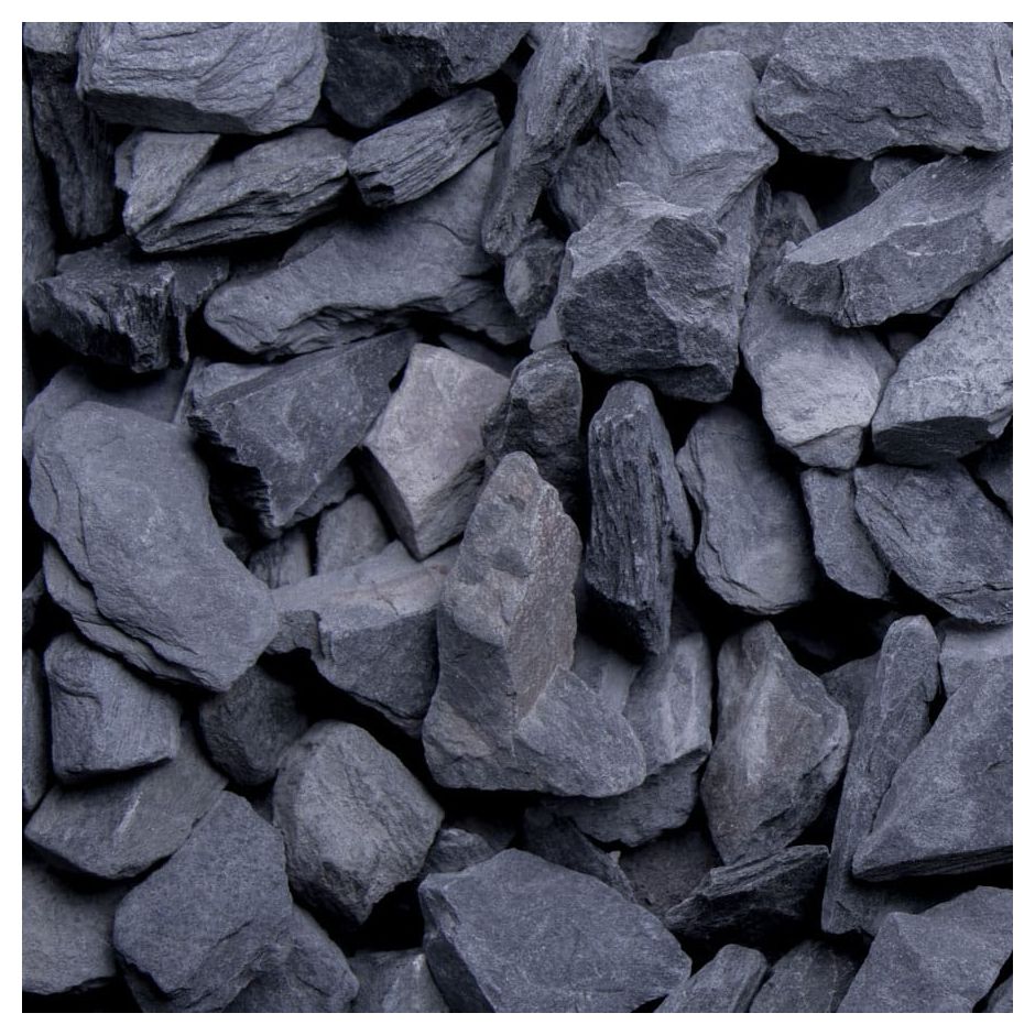 Bruchsteine Canadian Slate Schwarz 2