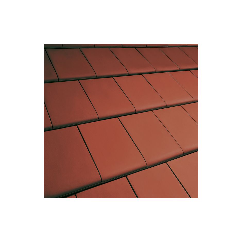 Erlus Flachdachziegel Linea sinterrot 3