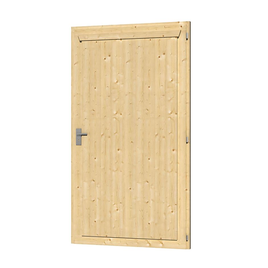 Skan Holz Einzeltür Naturbelassen für 2