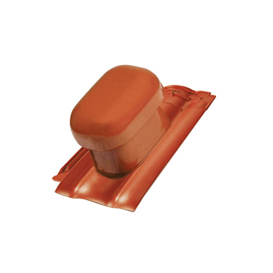 Erlus Forma Alu-Sanlüfter maroon Dachziegel 2