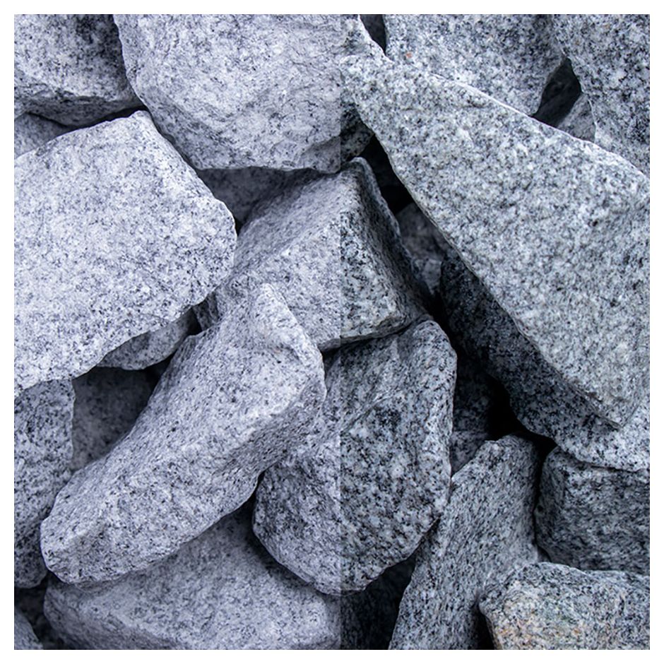 Bruchsteine Granit Grau 3
